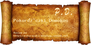 Pokoráczki Domokos névjegykártya